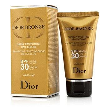 Skin Care Dior Bronze Beautifying Protective Creme Sublime Glow SPF 30 For Face - 50ml