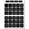 Blue Sea 4218 Square Format Label Set for Battery Management Panels - 30 [4218]