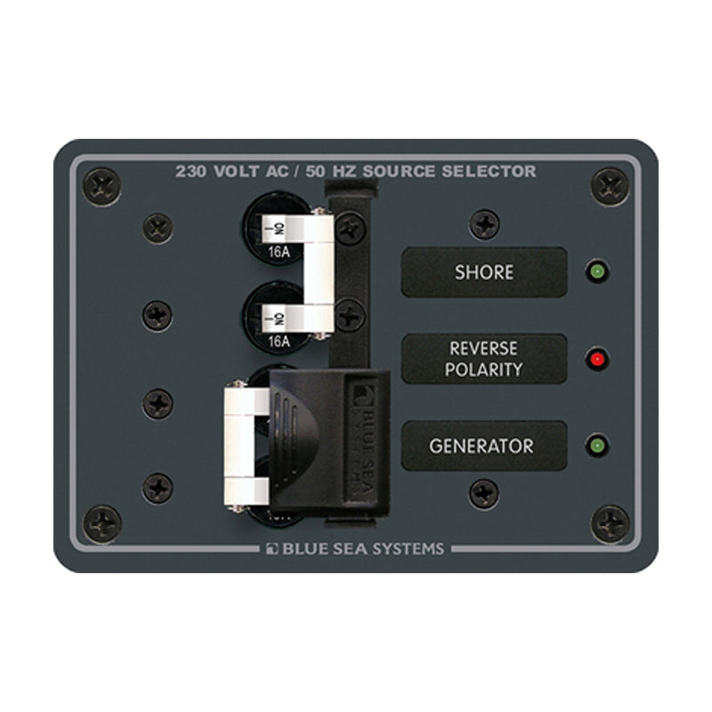 Blue Sea 8132 AC Toggle Source Selector (230V) - 2 Sources [8132]