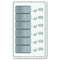 Blue Sea 8273 Water Resistant Panel - 6 Position - White - Vertical [8273]