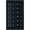 Blue Sea 8373 Water Resistant 6 Position - Black - Vertical Mount Panel [8373]
