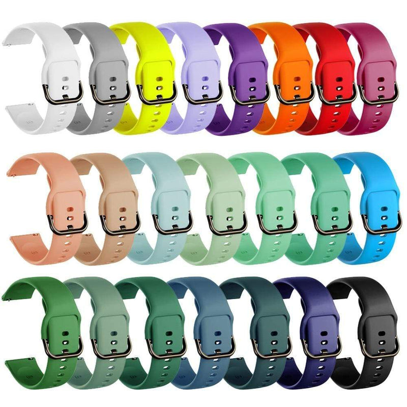 20mm Silicone Band for Samsung Galaxy Watch 42mm Active 2 40 44mm Gear S2 Soft Sport Watchband Strap Bracelet for Huami Amazfit JadeMoghul Inc. 