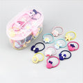 20Pcs/Lot Girls Hair Accessories Gift Box Elastic Hair Bands Flower Hair Clip Bows New Headband Hairband Cute Hairbands for Kids AExp