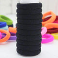 20pcs/lot Candy Fluorescence Colored Hair Holders High Quality Rubber Bands Hair Elastics Accessories Girl Women Tie Gum-Black-JadeMoghul Inc.