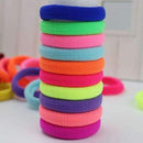 20pcs/lot Candy Fluorescence Colored Hair Holders High Quality Rubber Bands Hair Elastics Accessories Girl Women Tie Gum-Fluorescent colors-JadeMoghul Inc.