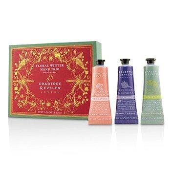 Skin Care Floral Winter Hand Trio (1x Lavender &Espresso, 1x Rosewater &Pink Peppercorn, 1x Pear &Pink Magnolia) - 3x25ml