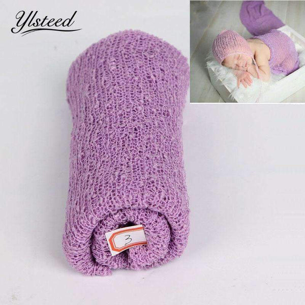 22 Color Baby Photography Props Blanket Rayon Wraps Stretch Knit Wrap Newborn Photo Wraps Hammock Swaddling Padding Nubble Wrap-21-JadeMoghul Inc.