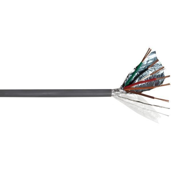 22-Gauge 6-Conductor Shielded Stranded CMR Security Cable, 1,000ft-Cables, Connectors & Accessories-JadeMoghul Inc.
