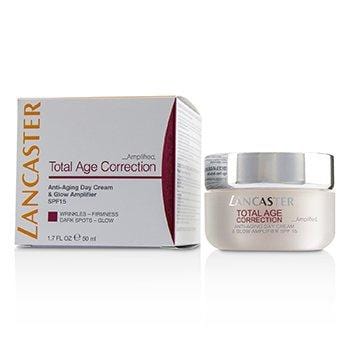 Skin Care Total Age Correction Amplified - Anti-Aging Day Cream &Glow Amplifier SPF15 - 50ml