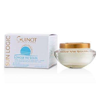 Skin Care Sun Logic Longue Vie Soleil Youth Cream Before &After Sun - For Face - 50ml