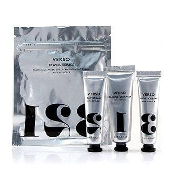 Skin Care Travel Series Set: Foaming Cleanser 25ml + Day Cream 15ml + Night Cream 15ml - 3pcs