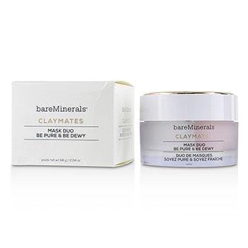 Skin Care Claymates Be Pure &Be Dewy Mask Duo - 58g