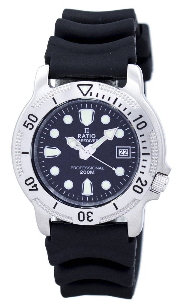 Ratio Free Diver Professional 200M Sapphire Quartz 22AD202 Men's Watch