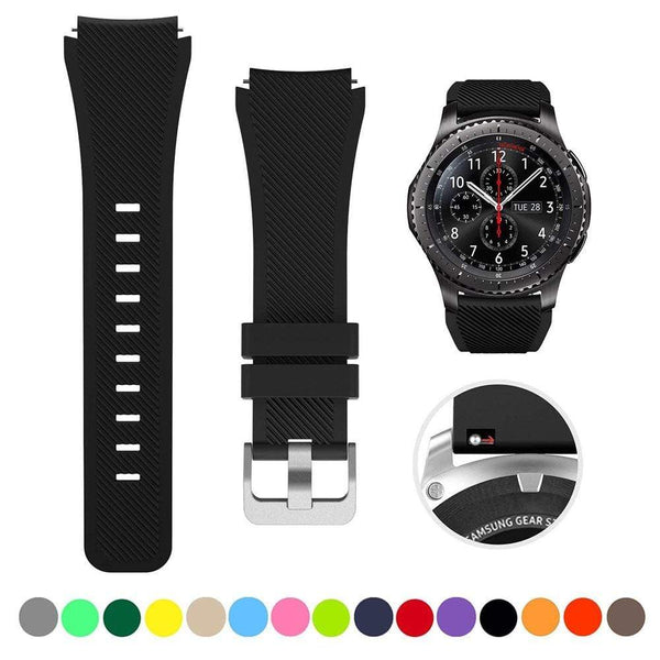 22mm 20mm Silicone Band for Galaxy Watch 46mm 42mm Sports Strap for Samsung Gear S3 Frontier/Classic active 2 Huawei Watch 2 JadeMoghul Inc. 