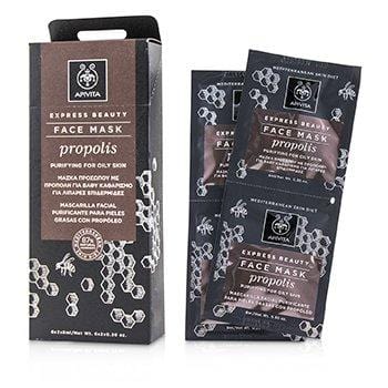 Skin Care Express Beauty Face Mask with Propolis (Purifying For Oily Skin) - 6x(2x8ml)