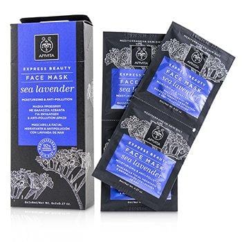 Skin Care Express Beauty Face Mask with Sea Lavender (Moisturizing &Anti-Pollution) - 6x(2x8ml)