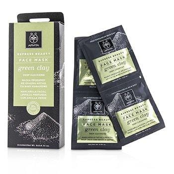 Skin Care Express Beauty Face Mask with Green Clay (Deep Cleansing) - 6x(2x8ml)