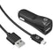 2.4-Amp Dual USB Car Charger with Micro USB to USB-A Cable, 4ft-Car Chargers-JadeMoghul Inc.