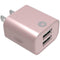 2.4-Amp Dual USB Wall Charger (Rose Gold)-Wall Chargers-JadeMoghul Inc.