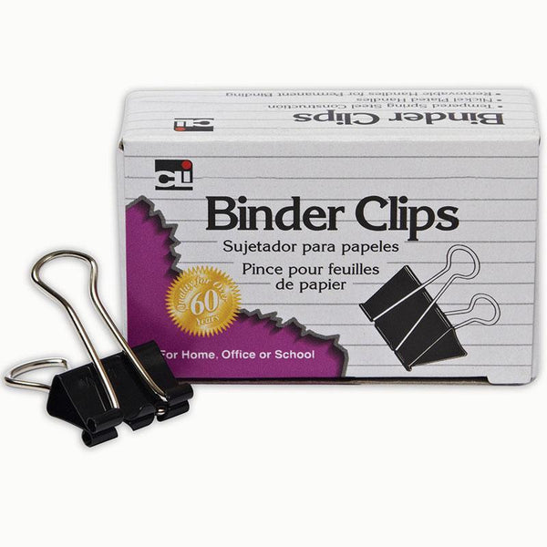 (24 BX) BINDER CLIPS 12 PER BX MED-Supplies-JadeMoghul Inc.