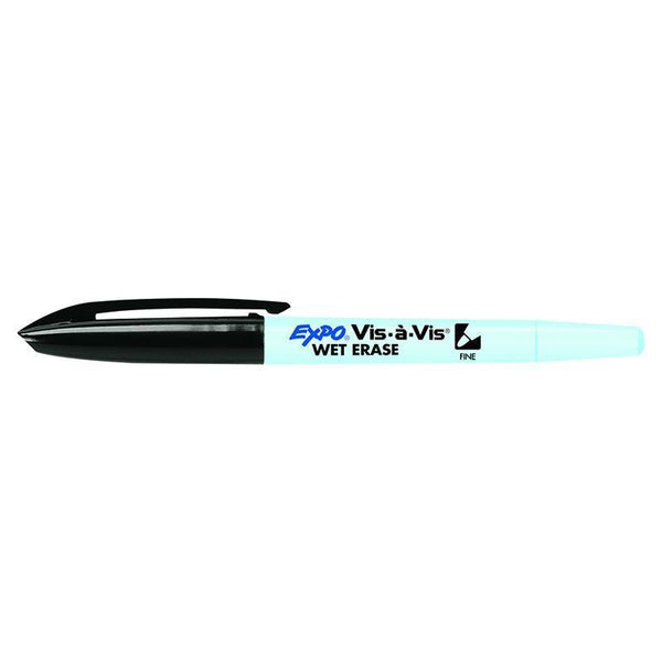 (24 EA) MARKER VIS A VIS FINE BLACK-Supplies-JadeMoghul Inc.