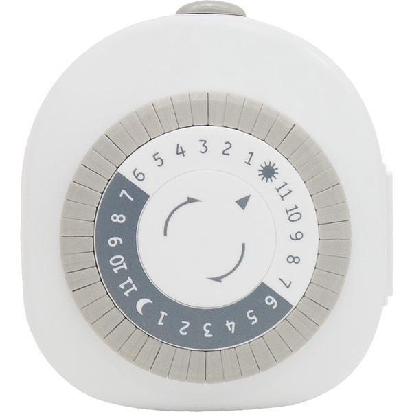 24-Hour Mechanical 1-Outlet Plug-in Timer-Household Equipment & Accessories-JadeMoghul Inc.