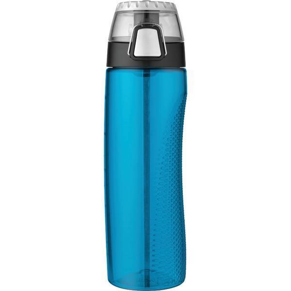 24-Ounce Tritan Hydration Bottle with Meter (Teal)-Storage Containers & Accessories-JadeMoghul Inc.