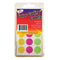 (24 Pk) Neon Circle Labels-Supplies-JadeMoghul Inc.