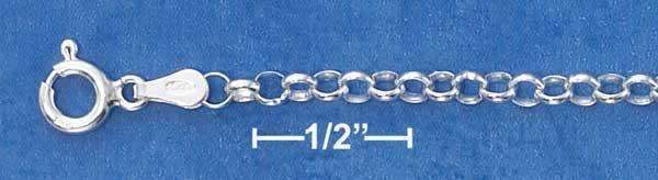 24" Sterling Silver Rolo 040 Chain (3mm)-Silver Chains-20-JadeMoghul Inc.