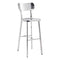 Bar Chairs - Bar Chair Stainless Steel - Polished Stainless Steel