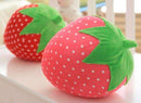 25cm birthday gift strawberry plush pillow, lovely strawberry fruit pillow cushion doll-red color-JadeMoghul Inc.