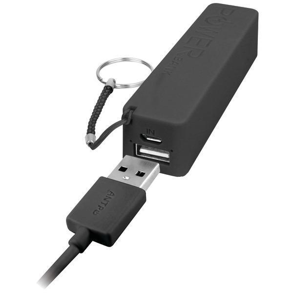 2,600mAh Battery Bank (Black)-Power Banks-JadeMoghul Inc.