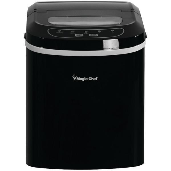 27lb-Capacity Ice Maker (Black)-Refrigerators, Freezers & Keg Coolers-JadeMoghul Inc.