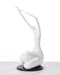 Modern Sculpture - 24" White Lass Sculpture