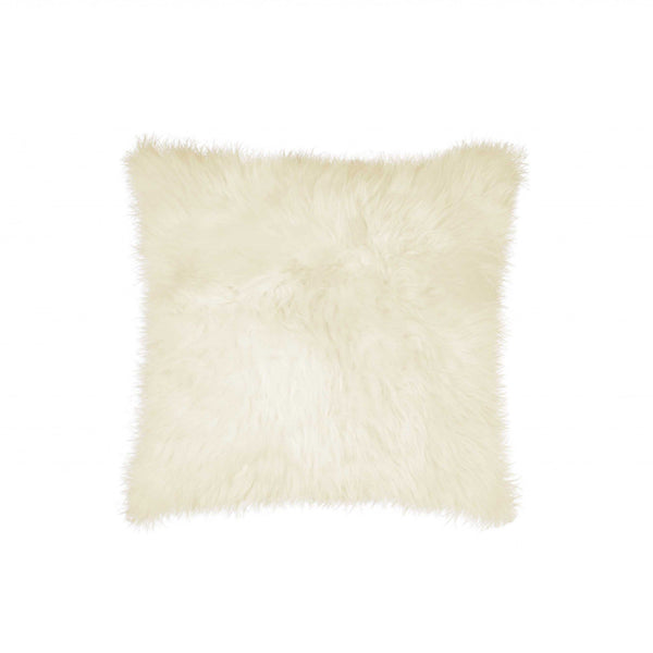 Pillow - 18" x 18" x 5" Natural Sheepskin - Pillow