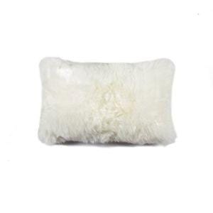 Pillow - 12" x 20" x 5" Natural Sheepskin - Pillow