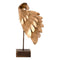 Modern Sculpture - 8.7" X 5.5" X 17.7" Gold Wing Sculpture Decor