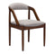 Dining Room Chairs - 21.3" X 22.4" X 31.7" Light Gray Linen Dining Chair