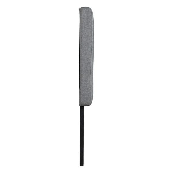 Home Furniture - 57.5" X 4.3" X 46.5" Full Gray Polyester Headboard