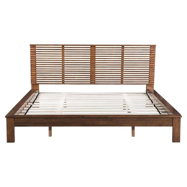 King Bed Frame - 83" X 85.5" X 47.3" Scandinavian In Design King Bed