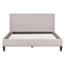 King Bed Frame - 79.1" X 87" X 46.7" Renaissance King Dove Gray Bed