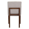 Dining Room Chairs - 19.7" X 25.6" X 36.2" Beige Linen Dining Chair