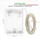 2M 5M 10M LED String lights Silver Wire Christmas Garlands Festoon led Fairy Light Christmas Decorations for Home Room Tree AExp