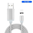 2m Magnetic Charging Mobile Phone Cable USB Type C Flow Luminous Lighting Data Wire for Samsung Huawei xiaomi LED Micro Kable AExp