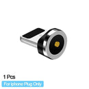 2m Magnetic Charging Mobile Phone Cable USB Type C Flow Luminous Lighting Data Wire for Samsung Huawei xiaomi LED Micro Kable AExp