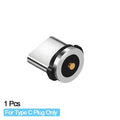 2m Magnetic Charging Mobile Phone Cable USB Type C Flow Luminous Lighting Data Wire for Samsung Huawei xiaomi LED Micro Kable AExp