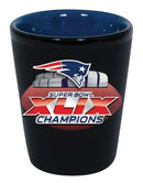 2oz 2-tone Ceramic Collector Glass-New England Patriots-Party Goods/Housewares-JadeMoghul Inc.