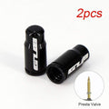2pc Aluminum Bicycle Tire Valve Cap Ultralight Mountain Road Bike Valve Cap Schrader/Presta Tire Valve Protector MTB Accessories JadeMoghul Inc. 