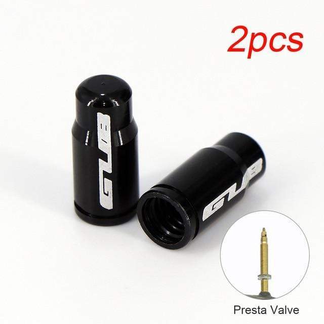 2pc Aluminum Bicycle Tire Valve Cap Ultralight Mountain Road Bike Valve Cap Schrader/Presta Tire Valve Protector MTB Accessories JadeMoghul Inc. 