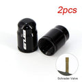 2pc Aluminum Bicycle Tire Valve Cap Ultralight Mountain Road Bike Valve Cap Schrader/Presta Tire Valve Protector MTB Accessories JadeMoghul Inc. 